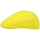 Stetson Gorra Texas con Protección UV Hombre - Gorro Ivy de algodón Sol Visera Primavera/Verano - L (58-59 cm) Amarillo