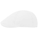 Stetson Gorra Texas con Protección UV Hombre - Gorro Ivy de algodón Sol Visera Primavera/Verano - XL (60-61 cm) Blanco