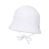 Sterntaler Fischerhut 1501450 Gorro de Punto, Blanco (Weiss 500), Talla Única (Talla del Fabricante: 51) para Niños