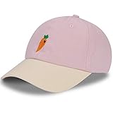 LIVACASA Gorras de Béisbol Infantíl Sombrero para Niños Niñas Algodón Lindos 1 Pcs, Talla Unica 49-54cm Rosa