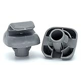 CarWorld para Civic Si Odyssey CR-V Accord Element Ridgeline, 2X Gancho de Visera Gris Clip de Soporte de Soporte Gris 88217S04003ZA Percha