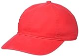 Amazon Essentials Gorra de béisbol Baseball-Caps, Rojo, One Size