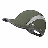GADIEMENSS Quick Dry Sports Hat Lightweight Breathable Soft Outdoor Running Cap (Folding series, series, Amy Green)