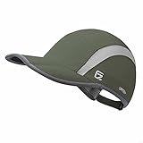 GADIEMENSS Quick Dry Sports Hat Lightweight Breathable Soft Outdoor Running Cap (Folding series, series, Amy Green)