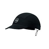 Buff R-Solid Gorra Pack Run Reflectante, Unisex Adulto, Negro, Talla Única