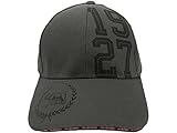 Associazione Sportiva Roma Gorra oficial de talla única para adultos, tamaño ajustable, modelo AS Roma 1927, color gris, producto con licencia del club.