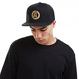 Marvel Avengers Logo Gorra de béisbol, Negro (Black Blk), Talla única para Hombre