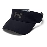 Under Armour Elevated Golf Visera, Mujer, Negro, OSFA