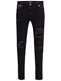 Jack & Jones Jjiliam Jjoriginal Am 502 Lid STS Vaqueros Skinny, Negro (Black Denim), 32W / 34L para Hombre