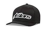 Alpinestars Blaze Flexfit Hat Gorra de béisbol, Blanco Negro, LXL para Hombre