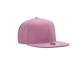 UNDERGROUND KULTURE Gorra de béisbol de Plain Flat Peak Snapback Baby Pink