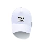 Sombrero Gorra de béisbol Coreana, Tapa elástica de Bordado de Letras de UFC, Tapa de Pico al Aire Libre con Estilo, Adecuado para la Aptitud Exterior