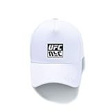 Sombrero Gorra de béisbol Coreana, Tapa elástica de Bordado de Letras de UFC, Tapa de Pico al Aire Libre con Estilo, Adecuado para la Aptitud Exterior