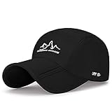 Tanxianlu Gorra Gorras Beisbol Gorra de Verano Plegable Upf50 + para Hombre, Gorra de béisbol con protección Solar, Gorra Snapback para Exteriores para Mujer, Casquette de Hueso de Secado rápido,DF