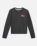 Hurley W Retro Beach Crooped Crew FLC Sudadera, Mujer, Oil Grey htr, S