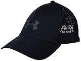 Under Armour Elevated Golf Gorra, Mujer, Negro, OSFA