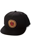 Obey Gears - Gorra con visera plana para hombre, color negro