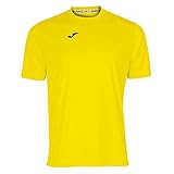 Joma Combi Camiseta Manga Corta, Hombre, Amarillo, M