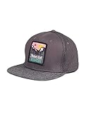 Kimoa - Plana Gorra de béisbol, Gris, Estándar Unisex Adulto