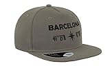 Barcelona coordina España City Travel Gorra de visera plana bordada unisex Snapback transpirable gorra de béisbol gorra completa cómoda al aire libre