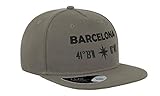 Barcelona coordina España City Travel Gorra de visera plana bordada unisex Snapback transpirable gorra de béisbol gorra completa cómoda al aire libre