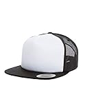 Flexfit Foam Trucker with White Front Gorra, Rojo/Blanco/Royal, Talla única Unisex Adulto