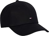 Tommy Hilfiger Classic Flag Cap Tapa, Black, Talla Única para Mujer