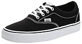 Vans Doheny, Sneaker Mujer, Black Canvas Black White 187, 37 EU