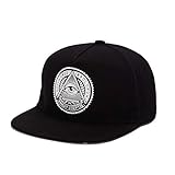 XibeiTrade Gorra de béisbol ajustable unisex Hip Hop Snapback al aire libre de ala plana sombreros