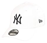 New Era York Yankees 9forty Adjustable Cap MLB Rear Logo White/Black - One-Size