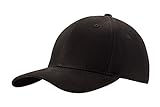 4sold Gorra de béisbol Estilo Polo clásico Deportivo Casual Liso Sombrero de Sol (Black)
