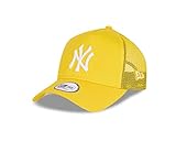 New Era York Yankees Cap Trucker Kappe Tonal Mesh Basecap MLB Baseball Gelb - One-Size
