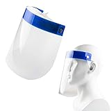 DC CLOUD Visera Protectora para la Cara Protector Facial de Seguridad Cara de plástico Escudo Ajustable Cara Escudo Cubierta de Seguridad Anti Salpicaduras 1pc