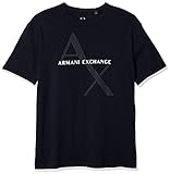 Armani Exchange 8nzt76 Camiseta, Azul (Navy 1510), Large para Hombre