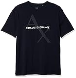 Armani Exchange 8nzt76 Camiseta, Azul (Navy 1510), Large para Hombre