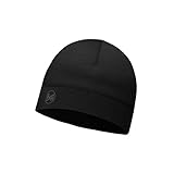 Buff Solid Gorro Thermonet, Hombre, Black, Talla única