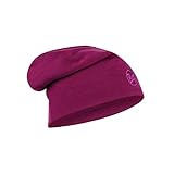 Buff Solid Gorro Lana Merino Heavyweight, Mujer, Raspberry, Talla única