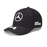 Mercedes-AMG Petronas Gorra Oficial de Fórmula One Motorsport 2020, Lewis Hamilton, Color Negro