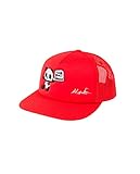 Kimoa - Plana Gorra de béisbol, Rojo, Estándar Unisex Adulto