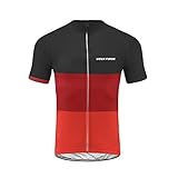 Uglyfrog Designs Bike Wear MTB Maillot de Ciclismo para Hombre Manga Corta Transpirable Bicicleta se Seca rápidamente Ropa