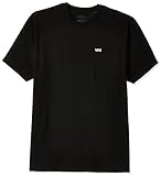 Vans Herren Left Chest Logo Tee T-Shirt, Schwarz (Black White Grey Melange), Small