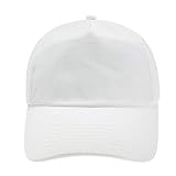 4sold Gorra de béisbol niños y niñas (Blanco)