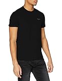 Pepe Jeans Original Basic S/S PM503835 Camiseta, Negro (Black 999), X-Large para Hombre