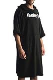 Hurley M One&Only Poncho Toallas, Hombre, Black