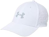 Under Armour Elevated Golf Gorra, Mujer, Blanco, OSFA