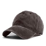 KGMO Gorras de béisbol Hombres Mujeres Verano Primavera Gorra de algodón Lavado sólido Ajustable Deportes clásicos protección Solar Blanco Negro Gorras de béisbol Ajustable 11