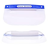 DC CLOUD Protector Facial de plástico Visera Protectora para la Cara Seguridad Cara Escudo Cubierta de Seguridad Anti Salpicaduras Letters,1pc