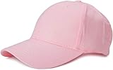 styleBREAKER Gorra clásica de 6 Paneles con Superficie cepillada, Gorra de béisbol, Ajustable, Unisex 04023018, Color:Rosa