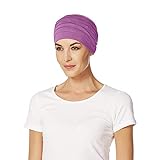 Christine Headwear gorro oncológico Yoga con bambú hipoalergenico (púrpura)