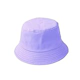 Sombrero de Cubo Plegable de Verano Color sólido Hip Hop de ala Ancha Playa Protección UV Tapa Redonda con protección Solar Gorra de Pescador